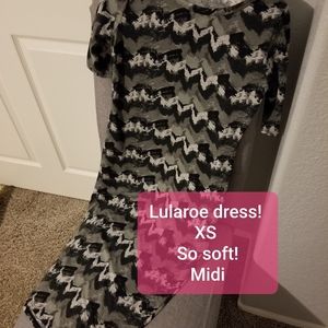 Lularoe print midi dress - Price Drop 🥰
